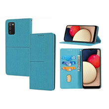 Load image into Gallery viewer, Woven Texture Stitching Magnetic PU Leather Phone Case, For Xiaomi Redmi 10A, For Xiaomi Poco M4 Pro, For Xiaomi Redmi Note 11E, For Xiaomi Redmi 10 5G, For Samsung Galaxy A03s 164.2mm US Version