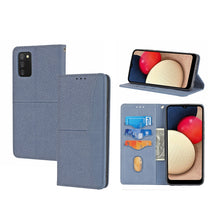 Load image into Gallery viewer, Woven Texture Stitching Magnetic PU Leather Phone Case, For Xiaomi Redmi 10A, For Xiaomi Poco M4 Pro, For Xiaomi Redmi Note 11E, For Xiaomi Redmi 10 5G, For Samsung Galaxy A03s 164.2mm US Version