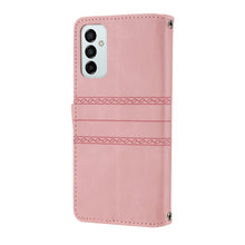 Load image into Gallery viewer, Embossed Striped Magnetic Buckle Horizontal Flip Phone Leather Case, For Samsung Galaxy M23 / F23 5G Japanese Version, For Sony Xperia 10 IV, For Sony Xperia 1 IV, For Xiaomi Redmi 10A, For Xiaomi Redmi 10C 4G Global, For Motorola Moto G Stylus 5G 2022...