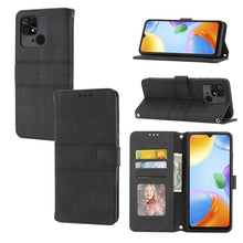 Load image into Gallery viewer, Embossed Striped Magnetic Buckle Horizontal Flip Phone Leather Case, For Samsung Galaxy M23 / F23 5G Japanese Version, For Sony Xperia 10 IV, For Sony Xperia 1 IV, For Xiaomi Redmi 10A, For Xiaomi Redmi 10C 4G Global, For Motorola Moto G Stylus 5G 2022...