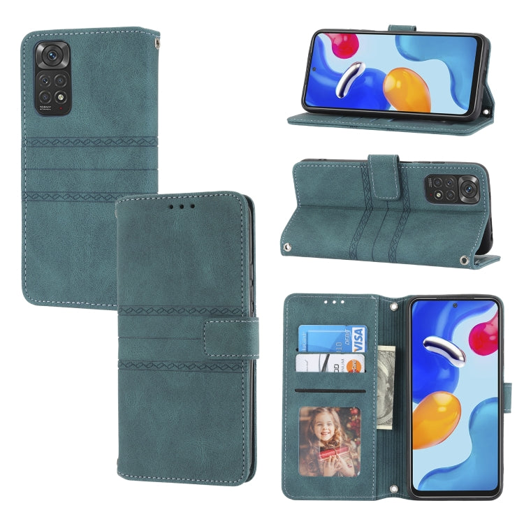 Embossed Striped Magnetic Buckle Horizontal Flip Phone Leather Case, For Samsung Galaxy M23 / F23 5G Japanese Version, For Sony Xperia 10 IV, For Sony Xperia 1 IV, For Xiaomi Redmi 10A, For Xiaomi Redmi 10C 4G Global, For Motorola Moto G Stylus 5G 2022...