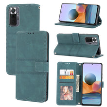 Load image into Gallery viewer, Embossed Striped Magnetic Buckle Horizontal Flip Phone Leather Case, For Samsung Galaxy M23 / F23 5G Japanese Version, For Sony Xperia 10 IV, For Sony Xperia 1 IV, For Xiaomi Redmi 10A, For Xiaomi Redmi 10C 4G Global, For Motorola Moto G Stylus 5G 2022...