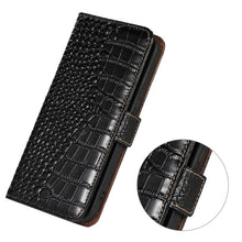 Load image into Gallery viewer, Crocodile Top Layer Cowhide Leather Phone Case, For Nokia X100, For OPPO Reno7 4G Global/F21 Pro 4G, For Xiaomi Redmi 10A / 9C, For Samsung Galaxy F23 5G / M23, For Samsung Galaxy M53 5G, For Xiaomi 12 Pro, For Samsung Galaxy S21 FE 5G                 ...
