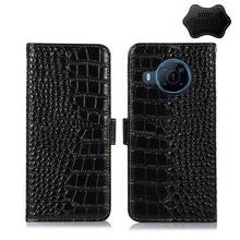 Load image into Gallery viewer, Crocodile Top Layer Cowhide Leather Phone Case, For Nokia X100, For OPPO Reno7 4G Global/F21 Pro 4G, For Xiaomi Redmi 10A / 9C, For Samsung Galaxy F23 5G / M23, For Samsung Galaxy M53 5G, For Xiaomi 12 Pro, For Samsung Galaxy S21 FE 5G                 ...