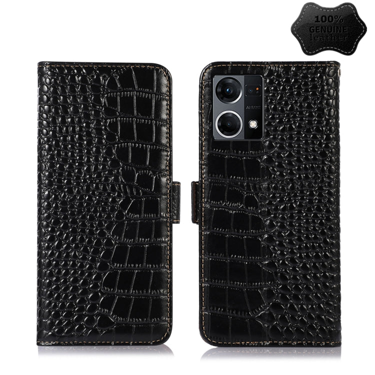 Crocodile Top Layer Cowhide Leather Phone Case, For Nokia X100, For OPPO Reno7 4G Global/F21 Pro 4G, For Xiaomi Redmi 10A / 9C, For Samsung Galaxy F23 5G / M23, For Samsung Galaxy M53 5G, For Xiaomi 12 Pro, For Samsung Galaxy S21 FE 5G                 ...