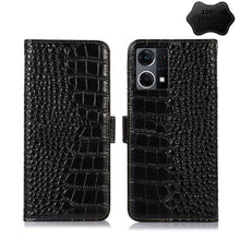 Load image into Gallery viewer, Crocodile Top Layer Cowhide Leather Phone Case, For Nokia X100, For OPPO Reno7 4G Global/F21 Pro 4G, For Xiaomi Redmi 10A / 9C, For Samsung Galaxy F23 5G / M23, For Samsung Galaxy M53 5G, For Xiaomi 12 Pro, For Samsung Galaxy S21 FE 5G                 ...