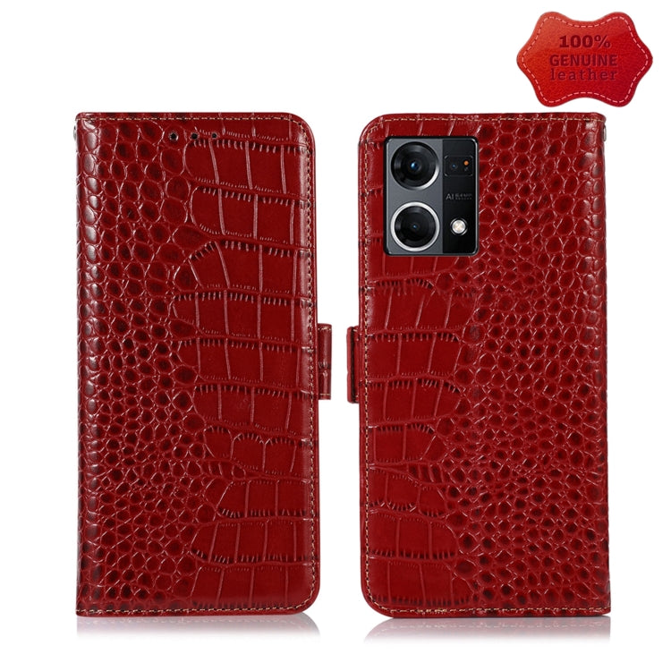 Crocodile Top Layer Cowhide Leather Phone Case, For Nokia X100, For OPPO Reno7 4G Global/F21 Pro 4G, For Xiaomi Redmi 10A / 9C, For Samsung Galaxy F23 5G / M23, For Samsung Galaxy M53 5G, For Xiaomi 12 Pro, For Samsung Galaxy S21 FE 5G                 ...