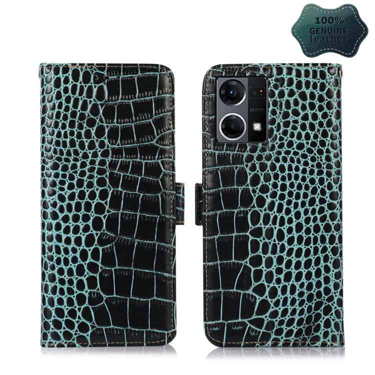 Crocodile Top Layer Cowhide Leather Phone Case, For Nokia X100, For OPPO Reno7 4G Global/F21 Pro 4G, For Xiaomi Redmi 10A / 9C, For Samsung Galaxy F23 5G / M23, For Samsung Galaxy M53 5G, For Xiaomi 12 Pro, For Samsung Galaxy S21 FE 5G                 ...