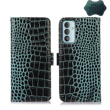 Load image into Gallery viewer, Crocodile Top Layer Cowhide Leather Phone Case, For Nokia X100, For OPPO Reno7 4G Global/F21 Pro 4G, For Xiaomi Redmi 10A / 9C, For Samsung Galaxy F23 5G / M23, For Samsung Galaxy M53 5G, For Xiaomi 12 Pro, For Samsung Galaxy S21 FE 5G                 ...