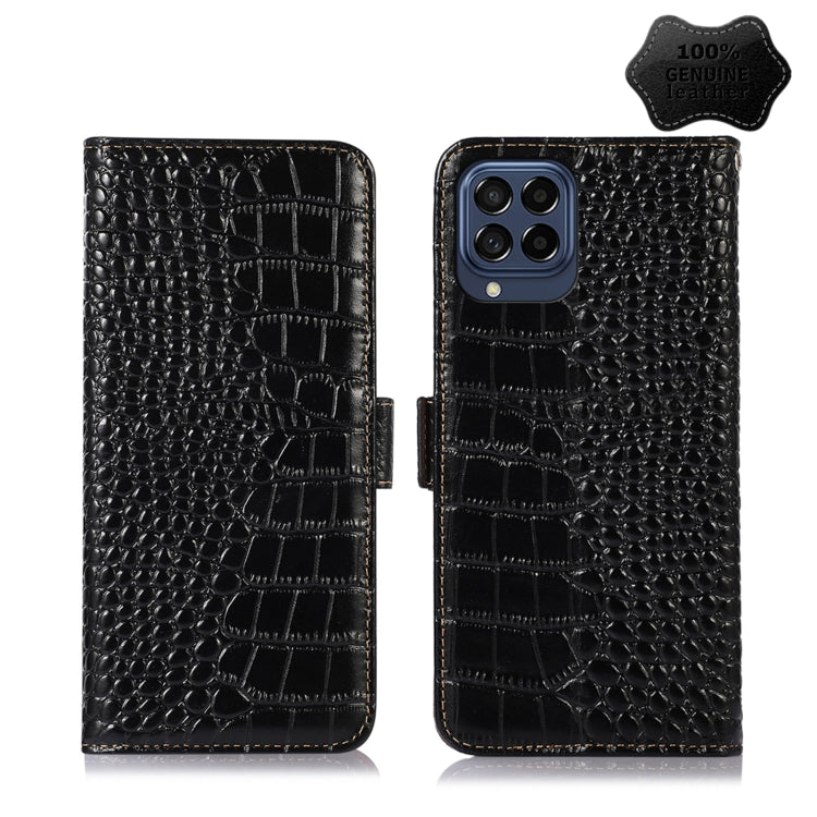 Crocodile Top Layer Cowhide Leather Phone Case, For Nokia X100, For OPPO Reno7 4G Global/F21 Pro 4G, For Xiaomi Redmi 10A / 9C, For Samsung Galaxy F23 5G / M23, For Samsung Galaxy M53 5G, For Xiaomi 12 Pro, For Samsung Galaxy S21 FE 5G                 ...