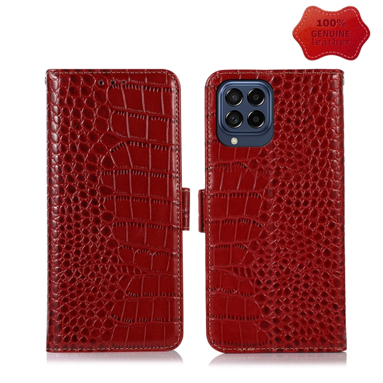 Crocodile Top Layer Cowhide Leather Phone Case, For Nokia X100, For OPPO Reno7 4G Global/F21 Pro 4G, For Xiaomi Redmi 10A / 9C, For Samsung Galaxy F23 5G / M23, For Samsung Galaxy M53 5G, For Xiaomi 12 Pro, For Samsung Galaxy S21 FE 5G                 ...