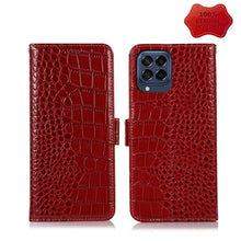 Load image into Gallery viewer, Crocodile Top Layer Cowhide Leather Phone Case, For Nokia X100, For OPPO Reno7 4G Global/F21 Pro 4G, For Xiaomi Redmi 10A / 9C, For Samsung Galaxy F23 5G / M23, For Samsung Galaxy M53 5G, For Xiaomi 12 Pro, For Samsung Galaxy S21 FE 5G                 ...