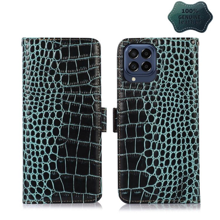 Crocodile Top Layer Cowhide Leather Phone Case, For Nokia X100, For OPPO Reno7 4G Global/F21 Pro 4G, For Xiaomi Redmi 10A / 9C, For Samsung Galaxy F23 5G / M23, For Samsung Galaxy M53 5G, For Samsung Galaxy S21 FE 5G, For Xiaomi 12 Pro                 ...