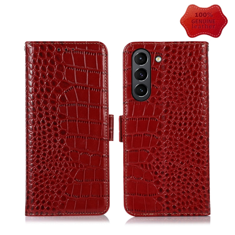 Crocodile Top Layer Cowhide Leather Phone Case, For Nokia X100, For OPPO Reno7 4G Global/F21 Pro 4G, For Xiaomi Redmi 10A / 9C, For Samsung Galaxy F23 5G / M23, For Samsung Galaxy M53 5G, For Samsung Galaxy S21 FE 5G, For Xiaomi 12 Pro                 ...