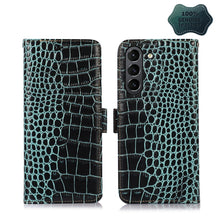 Load image into Gallery viewer, Crocodile Top Layer Cowhide Leather Phone Case, For Nokia X100, For OPPO Reno7 4G Global/F21 Pro 4G, For Xiaomi Redmi 10A / 9C, For Samsung Galaxy F23 5G / M23, For Samsung Galaxy M53 5G, For Samsung Galaxy S21 FE 5G, For Xiaomi 12 Pro                 ...