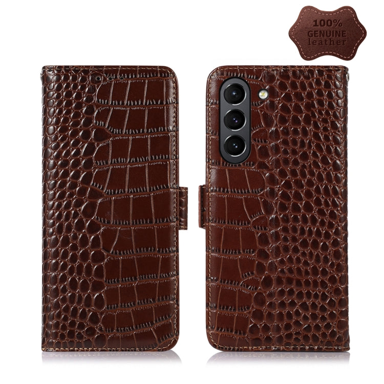 Crocodile Top Layer Cowhide Leather Phone Case, For Nokia X100, For OPPO Reno7 4G Global/F21 Pro 4G, For Xiaomi Redmi 10A / 9C, For Samsung Galaxy F23 5G / M23, For Samsung Galaxy M53 5G, For Samsung Galaxy S21 FE 5G, For Xiaomi 12 Pro                 ...