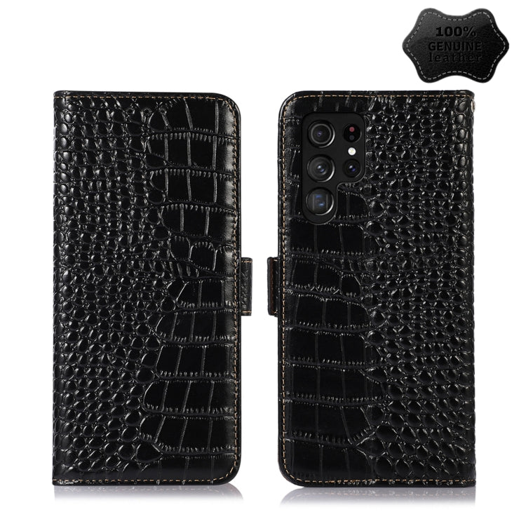 Crocodile Top Layer Cowhide Leather Phone Case, For Nokia X100, For OPPO Reno7 4G Global/F21 Pro 4G, For Xiaomi Redmi 10A / 9C, For Samsung Galaxy F23 5G / M23, For Samsung Galaxy M53 5G, For Samsung Galaxy S21 FE 5G, For Xiaomi 12 Pro                 ...