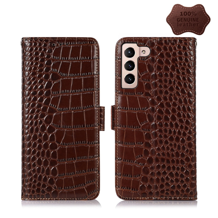 Crocodile Top Layer Cowhide Leather Phone Case, For Nokia X100, For OPPO Reno7 4G Global/F21 Pro 4G, For Xiaomi Redmi 10A / 9C, For Samsung Galaxy F23 5G / M23, For Samsung Galaxy M53 5G, For Samsung Galaxy S21 FE 5G, For Xiaomi 12 Pro                 ...