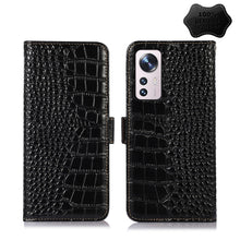 Load image into Gallery viewer, Crocodile Top Layer Cowhide Leather Phone Case, For Nokia X100, For OPPO Reno7 4G Global/F21 Pro 4G, For Xiaomi Redmi 10A / 9C, For Samsung Galaxy F23 5G / M23, For Samsung Galaxy M53 5G, For Samsung Galaxy S21 FE 5G, For Xiaomi 12 Pro                 ...