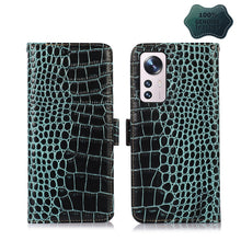 Load image into Gallery viewer, Crocodile Top Layer Cowhide Leather Phone Case, For Nokia X100, For OPPO Reno7 4G Global/F21 Pro 4G, For Xiaomi Redmi 10A / 9C, For Samsung Galaxy F23 5G / M23, For Samsung Galaxy M53 5G, For Samsung Galaxy S21 FE 5G, For Xiaomi 12 Pro                 ...