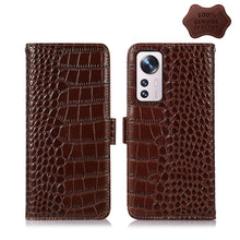 Load image into Gallery viewer, Crocodile Top Layer Cowhide Leather Phone Case, For Nokia X100, For OPPO Reno7 4G Global/F21 Pro 4G, For Xiaomi Redmi 10A / 9C, For Samsung Galaxy F23 5G / M23, For Samsung Galaxy M53 5G, For Samsung Galaxy S21 FE 5G, For Xiaomi 12 Pro                 ...