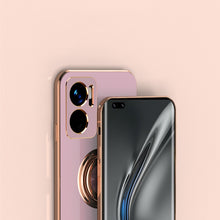Load image into Gallery viewer, 6D Electroplating Full Coverage Silicone Protective Case with Magnetic Ring Holder, For Xiaomi Redmi Note 11E