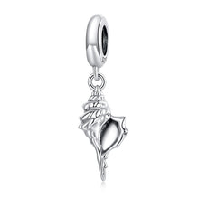 Load image into Gallery viewer, S925 Sterling Silver Silver Conch Pendant DIY Bracelet Necklace Accessories, Conch