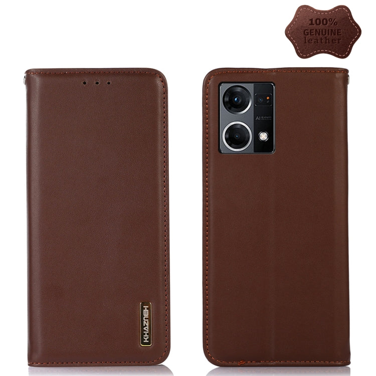 KHAZNEH Nappa Top Layer Cowhide Leather Phone Case, For Nokia X100, For OPPO Reno7 4G Global/F21 Pro 4G, For Xiaomi Redmi 10A / 9C, For Samsung Galaxy F23 5G / M23, For Samsung Galaxy M53 5G, For Xiaomi 12 Pro, For Samsung Galaxy S21 FE 5G             ...