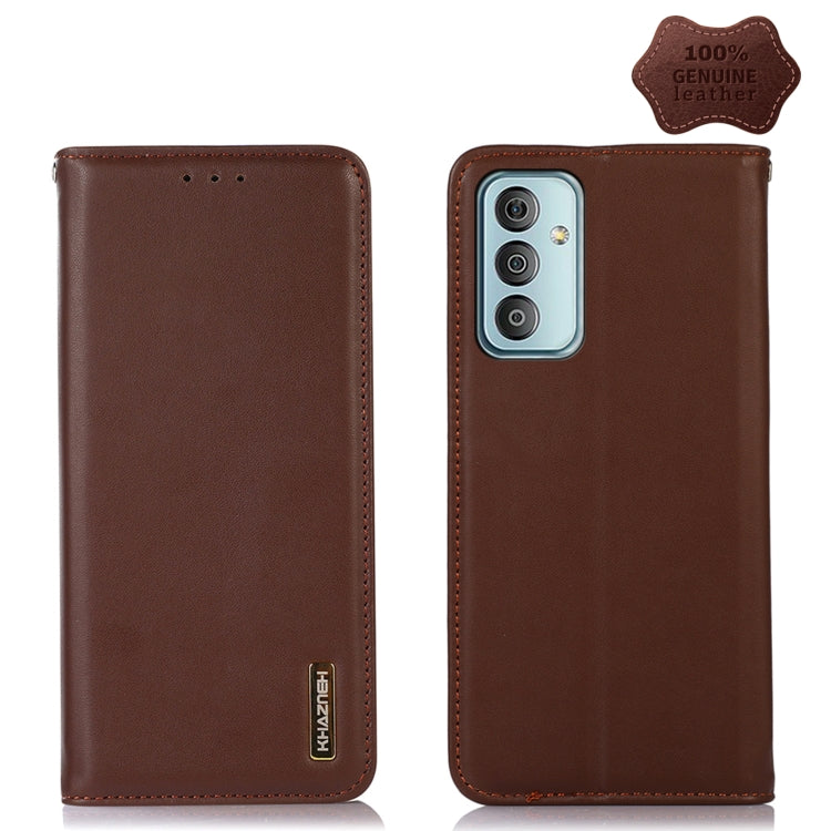 KHAZNEH Nappa Top Layer Cowhide Leather Phone Case, For Nokia X100, For OPPO Reno7 4G Global/F21 Pro 4G, For Xiaomi Redmi 10A / 9C, For Samsung Galaxy F23 5G / M23, For Samsung Galaxy M53 5G, For Xiaomi 12 Pro, For Samsung Galaxy S21 FE 5G             ...