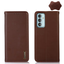 Load image into Gallery viewer, KHAZNEH Nappa Top Layer Cowhide Leather Phone Case, For Nokia X100, For OPPO Reno7 4G Global/F21 Pro 4G, For Xiaomi Redmi 10A / 9C, For Samsung Galaxy F23 5G / M23, For Samsung Galaxy M53 5G, For Samsung Galaxy S21 FE 5G, For Xiaomi 12 Pro             ...