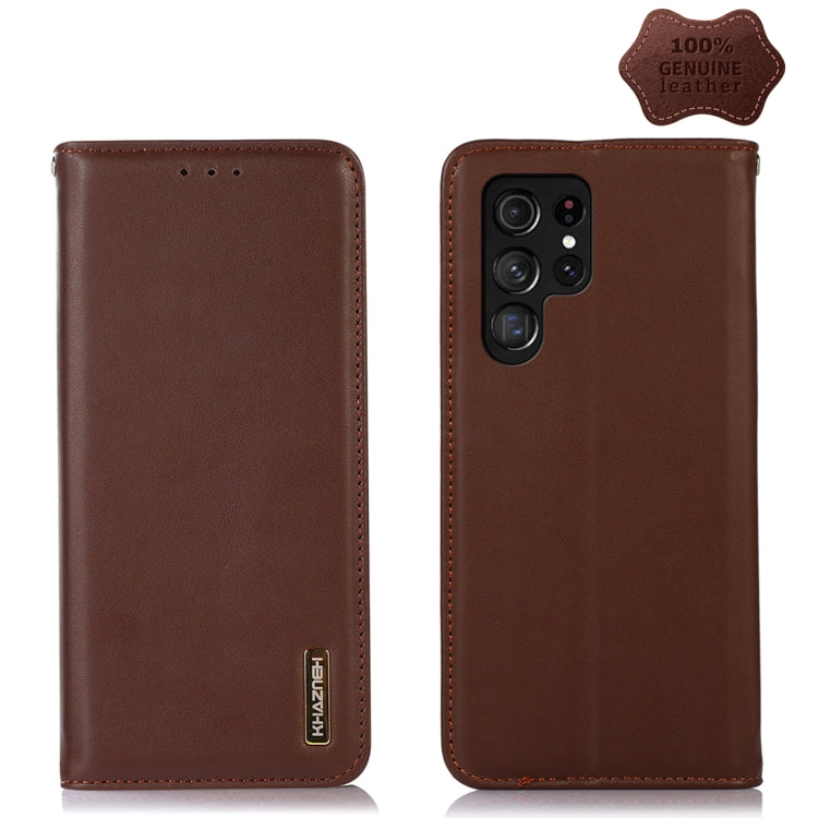 KHAZNEH Nappa Top Layer Cowhide Leather Phone Case, For Nokia X100, For OPPO Reno7 4G Global/F21 Pro 4G, For Xiaomi Redmi 10A / 9C, For Samsung Galaxy F23 5G / M23, For Samsung Galaxy M53 5G, For Xiaomi 12 Pro, For Samsung Galaxy S21 FE 5G             ...