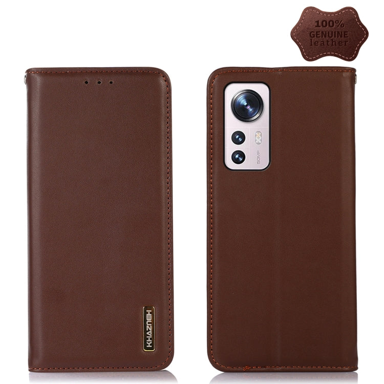 KHAZNEH Nappa Top Layer Cowhide Leather Phone Case, For Nokia X100, For OPPO Reno7 4G Global/F21 Pro 4G, For Xiaomi Redmi 10A / 9C, For Samsung Galaxy F23 5G / M23, For Samsung Galaxy M53 5G, For Xiaomi 12 Pro, For Samsung Galaxy S21 FE 5G             ...