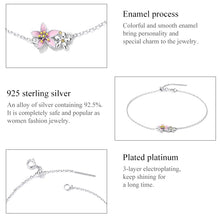Load image into Gallery viewer, S925 Sterling Silver Cherry Blossom Bracelet Women Jewelry, Cherry Blossom