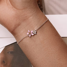 Load image into Gallery viewer, S925 Sterling Silver Cherry Blossom Bracelet Women Jewelry, Cherry Blossom