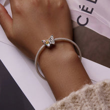 Load image into Gallery viewer, S925 Sterling Silver Flower Butterfly Beads DIY Bracelet Necklace Accessories, Flower Butterfly