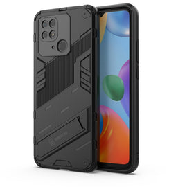 Punk Armor PC + TPU Phone Case with Holder, For Xiaomi Redmi 10C 4G