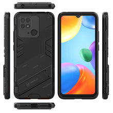 Load image into Gallery viewer, Punk Armor PC + TPU Phone Case with Holder, For Xiaomi Redmi 10C 4G