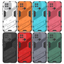 Load image into Gallery viewer, Punk Armor PC + TPU Phone Case with Holder, For Xiaomi Redmi 10C 4G