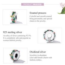 Load image into Gallery viewer, S925 Sterling Silver Butterfly Flower Beads DIY Bracelet Necklace Accessories, Butterfly Flower