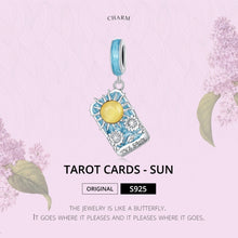 Load image into Gallery viewer, S925 Sterling Silver Tarot Sun Pendant DIY Bracelet Necklace Accessories, Tarot Sun