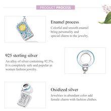 Load image into Gallery viewer, S925 Sterling Silver Tarot Sun Pendant DIY Bracelet Necklace Accessories, Tarot Sun