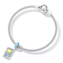 Load image into Gallery viewer, S925 Sterling Silver Tarot Sun Pendant DIY Bracelet Necklace Accessories, Tarot Sun