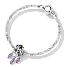 Load image into Gallery viewer, S925 Sterling Silver Tree Of Life Dream Catcher Beads DIY Bracelet Necklace Accessories, Tree Of Life Dream Catcher