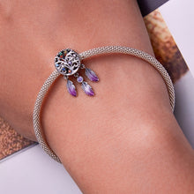 Load image into Gallery viewer, S925 Sterling Silver Tree Of Life Dream Catcher Beads DIY Bracelet Necklace Accessories, Tree Of Life Dream Catcher