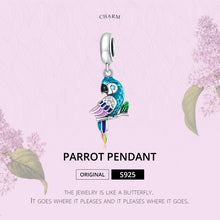 Load image into Gallery viewer, S925 Sterling Silver Parrot Pendant DIY Bracelet Necklace Accessories, Parrot
