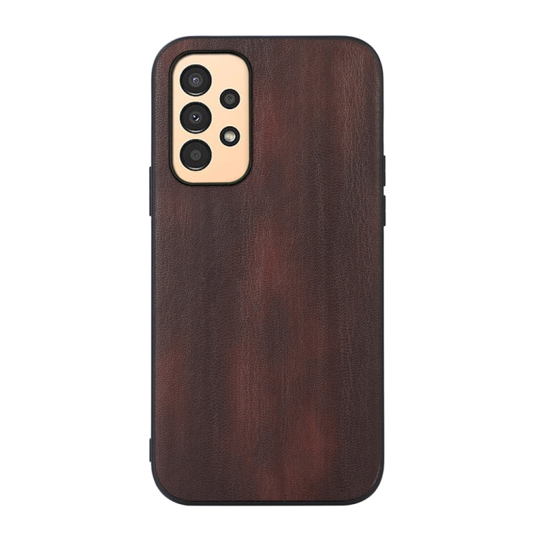 Yellow Cow Texture PU Phone Case, For Samsung Galaxy A13 4G