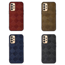 Load image into Gallery viewer, Weave Plaid PU Phone Case, For Samsung Galaxy A13 4G