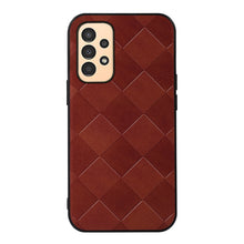 Load image into Gallery viewer, Weave Plaid PU Phone Case, For Samsung Galaxy A13 4G