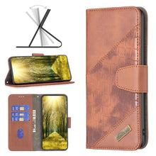 Load image into Gallery viewer, Color Block Crocodile Texture Leather Phone Case, For Xiaomi Poco M4 Pro, For Xiaomi Poco M4 Pro 5G