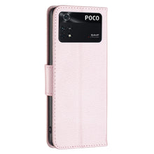Load image into Gallery viewer, Litchi Texture Pure Color Leather Phone Case, For Xiaomi Poco M4 Pro, For Xiaomi Poco M4 Pro 5G